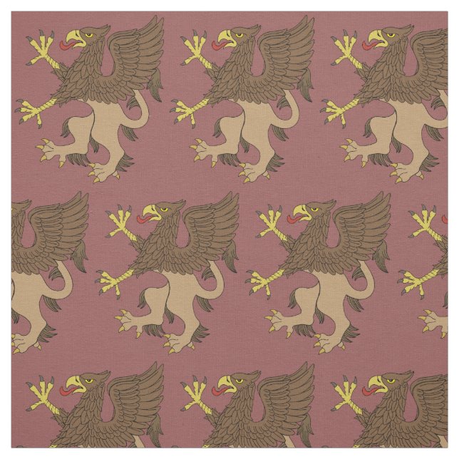 Griffin Rampant Fabric (Swatch)