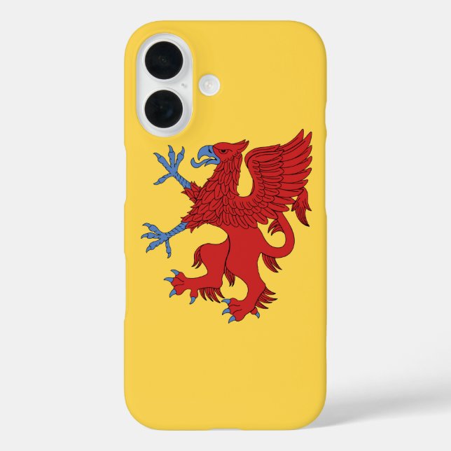 Griffin Rampant Gules Case-Mate iPhone Case (Back)