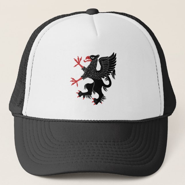 Griffin Rampant Sable Trucker Hat (Front)
