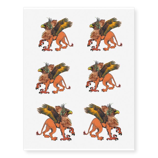 GRIFFIN Temporary Tattoo (Front)