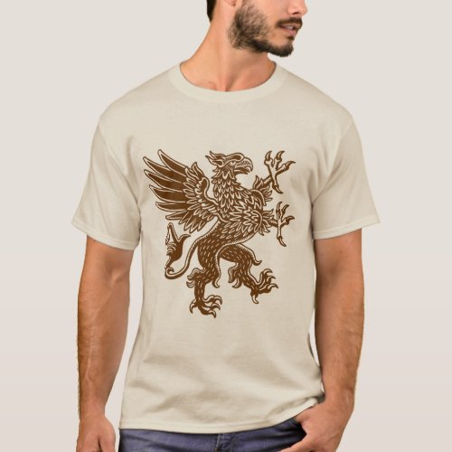 Griffin _ Walnut Brown T_Shirt