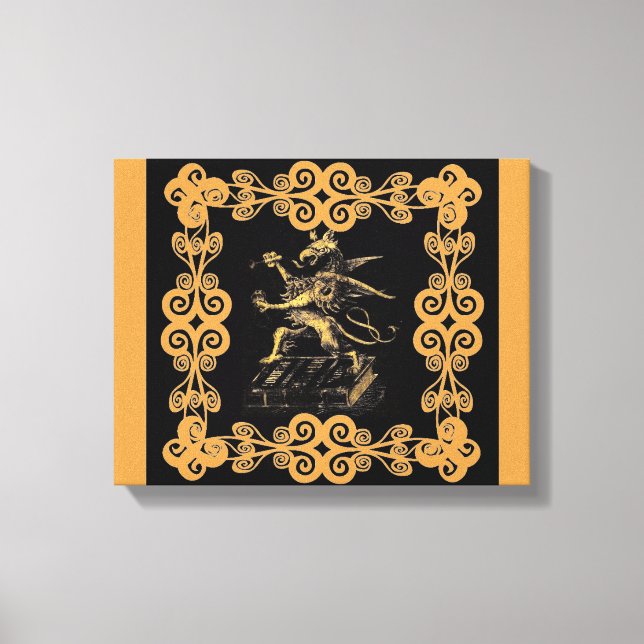 Griffin Wrapped canvas Print (Front)