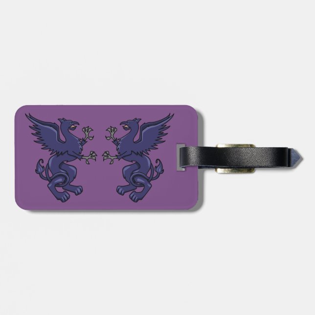 GriffinCrest Luggage Tag (Back Horizontal)