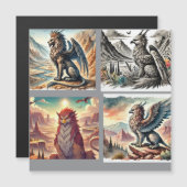Griffins, Dragons, & Desolate landscapes (Front/Back)