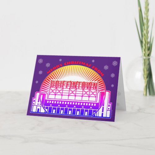 Griffintown Christmas Folded Greeting Card