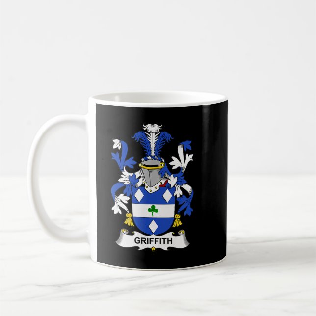 Griffith Coat of Arms  Family Crest  Coffee Mug (Left)
