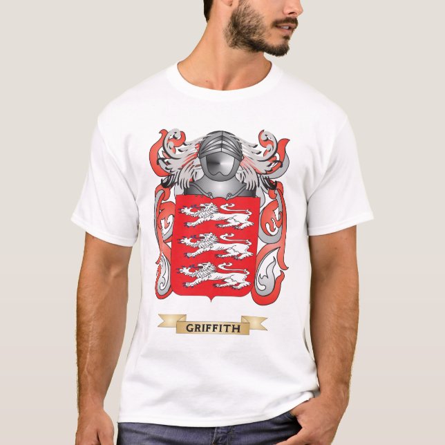 Griffith Coat of Arms (Family Crest) T-Shirt (Front)