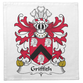 Griffith Family Crest Cloth Napkin