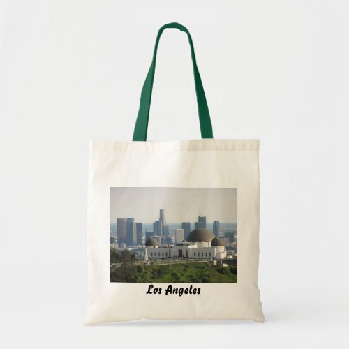 Griffith Observatory and Downtown Los Angeles Tote Bag