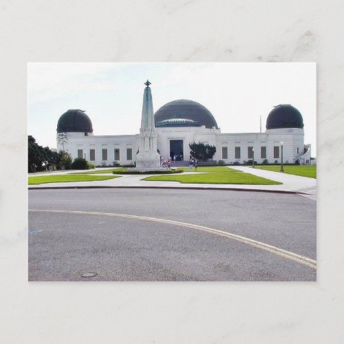 Griffith Observatory Observatories Postcard