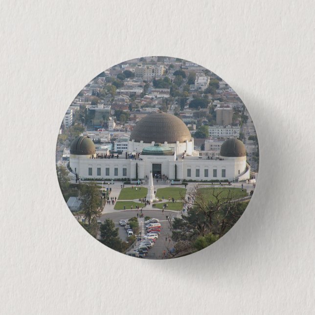 Griffith Observatory Pinback Button (Front)