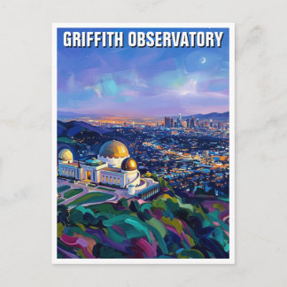 Griffith Observatory Postcard