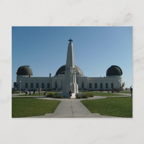 Griffith Observatory Postcard