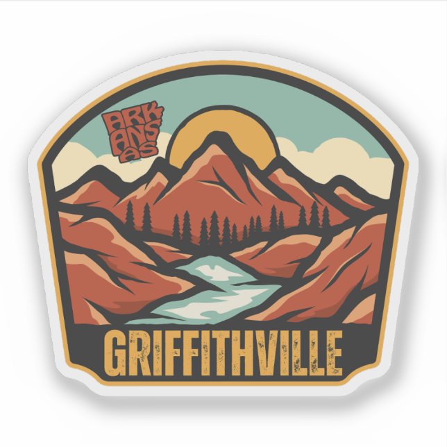 Griffithville, Arkansas  Sticker (Front)