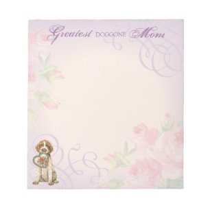 Griffon Heart Mom Notepad