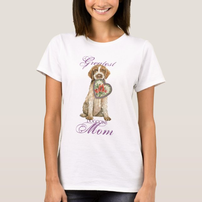 Griffon Heart Mom T-Shirt (Front)