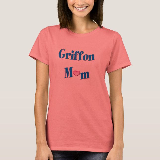 Griffon mom T-shirt (Front)