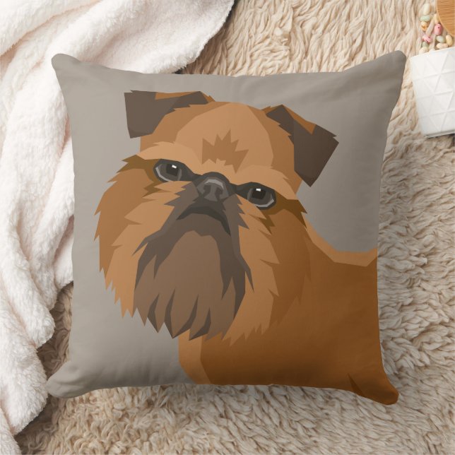 Griffon Throw Pillow (Blanket)