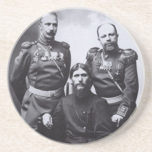 Grigori Rasputin General Putyatin Colonel Lotman Drink Coaster