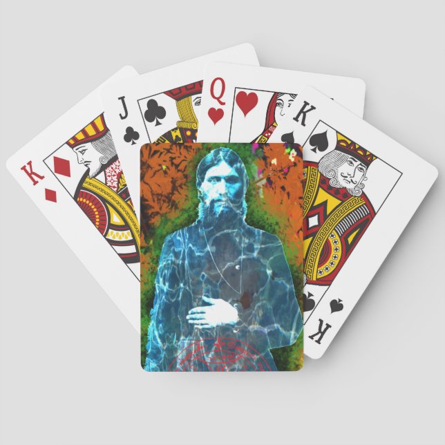 Grigori Rasputin Russian Mad Monk Mystic Poker Cards (Back)