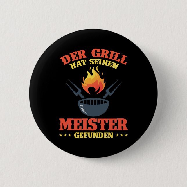 Grill Barbecue BBQ Grillmeister Chef Grillchef Gif Button (Front)