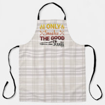 Grill BBQ Smoker All Over Print Apron