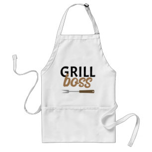 Grill Boss BBQ Steaks Grillmaster Dad Kitchen Adult Apron