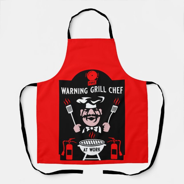 Grill Chef Gift Apron (Front)
