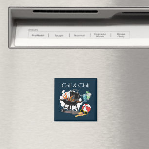 Grill & Chill Magnet