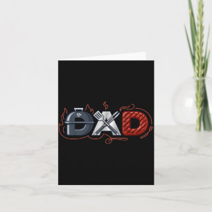 Grill Dad BBQ Pitmaster Father Fathers Day Card