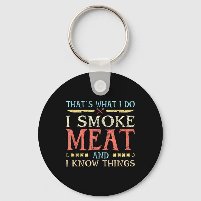 Grill Design For Grilling &amp; Barbeque Master  Keychain (Front)