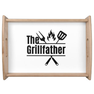 GRILL FATHER CUTTING BOARD SERVING TRAY
