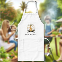 Grill Flippin Chef Custom Name Text Personalized