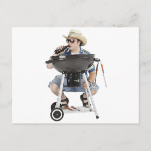 Grill Funny Postcard