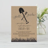 Grill & Garden Bridal / Couple's Shower Invitation (Standing Front)