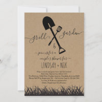 Grill & Garden Bridal / Couple's Shower Invitation