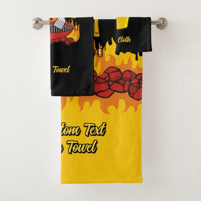 Grill King Bath Towel Set (Insitu)