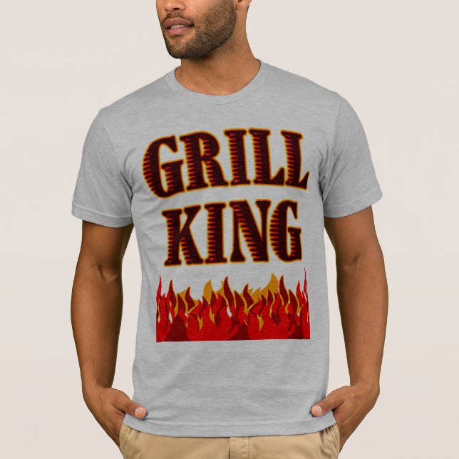 Grill King BBQ Saying Tee (Front)