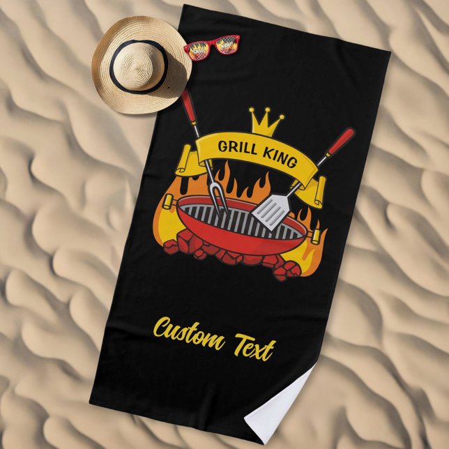 Grill King Beach Towel (Creator Uploaded)