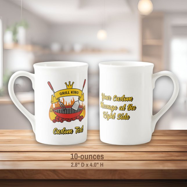 Grill King Bone China Mug (Creator Uploaded)