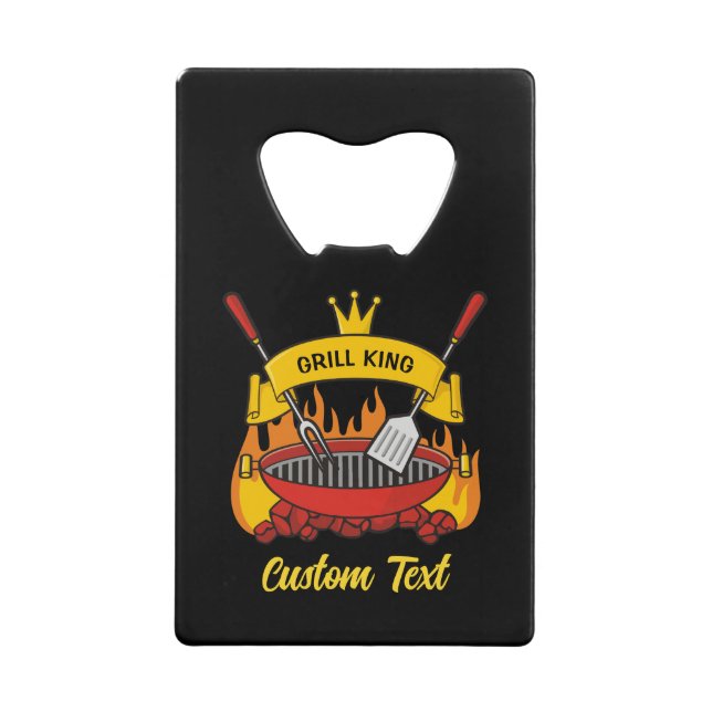 Grill King Credit Card Bottle Opener (Front)