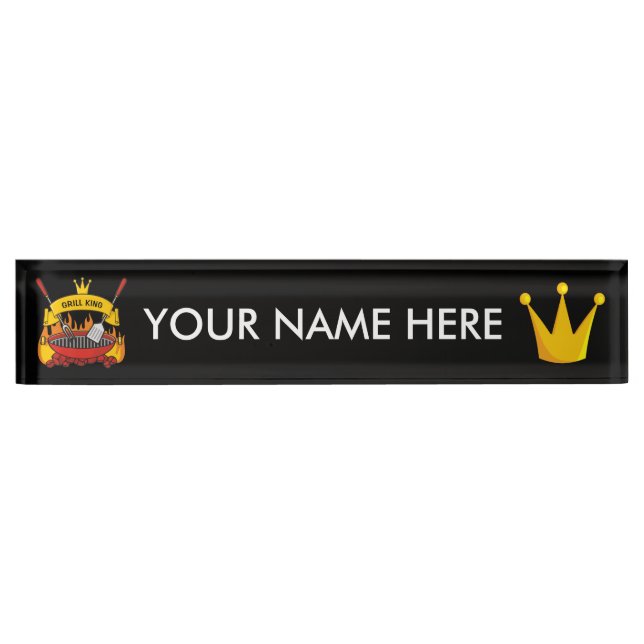 Grill King Desk Name Plate (Front)