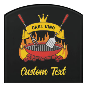 Grill King Door Sign