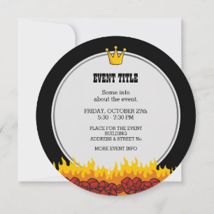 Grill King Invitation