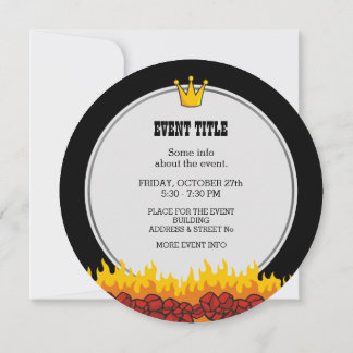 Grill King Invitation