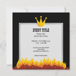 Grill King Invitation