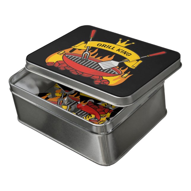 Grill King Jigsaw Puzzle (Lid Open)