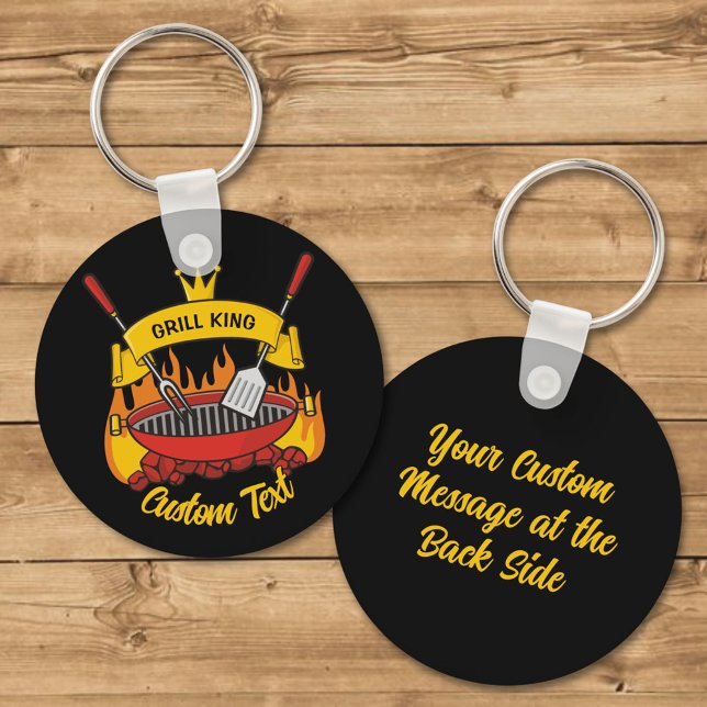 Grill King Keychain (Creator Uploaded)