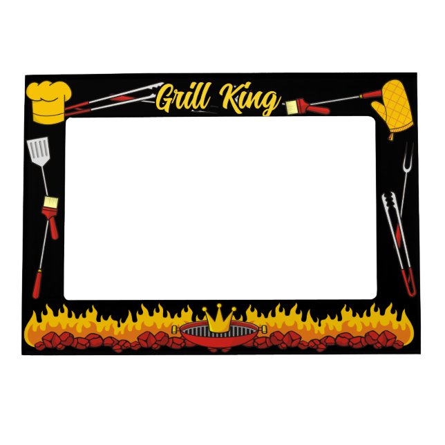 Grill King Magnetic Photo Frame (Front)