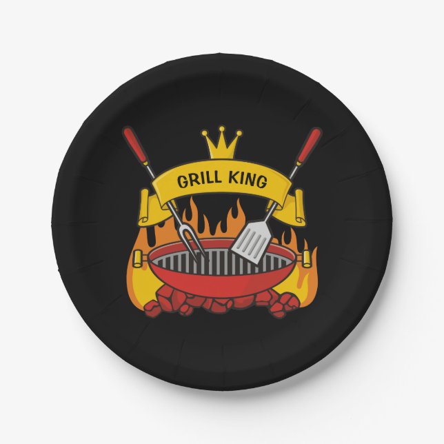 Grill King Paper Plates (Front)
